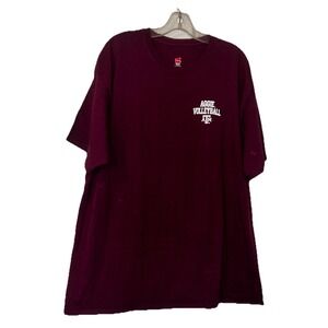 Univerty of Texas A&M Vollyball Tee Graphic Design Logo XXL